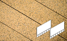 Плитка тротуарная Готика, Granite FINO, Плита AI, Жельтау, 700*500*80 мм