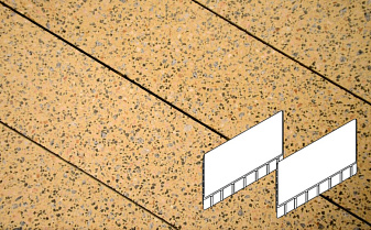 Плитка тротуарная Готика, Granite FINO, Плита AI, Жельтау, 700*500*80 мм