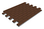 Плитка тротуарная SteinRus Прямоугольник А.6.П.4, гладкая, коричневый, 200*100*40 мм