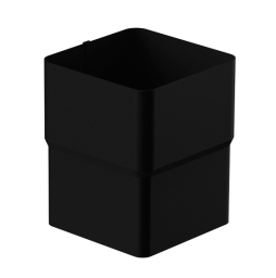 Муфта трубы Galeco системы STAL2 FLAT ROOFS сталь черный RAL 9005 D 80 мм