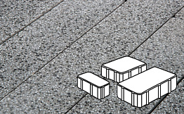 Плитка тротуарная Готика, Granite FINO, Новый Город, Белла Уайт, 240/160/80*160*60 мм