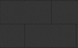Плитка тротуарная Прямоугольник (Ла-Линия) В.5.П.10 гладкий черный 600*300*100 мм