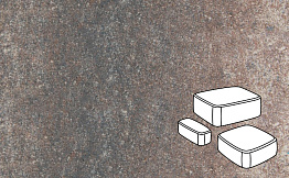 Плитка тротуарная Готика Natur, Классика, Юпитер, комплект 3 шт, толщина 80 мм