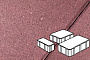 Плитка тротуарная Готика Profi, Новый Город, красный, частичный прокрас, с/ц, толщина 60 мм, комплект 3 шт