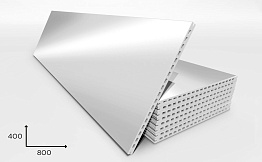 Керамогранитная плита Faveker GA20 для НФС, Acero, 800*400*20 мм