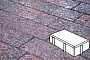 Плитка тротуарная Готика Granite FINERRO, брусчатка, Дымовский 200*100*80 мм