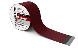 Герметизирующая лента Grand Line UniBand RAL 3005 красный, 1000*10 см