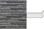 Декоративный кирпич White Hills Бран брик угловой элемент цвет 698-85
