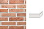Угловой декоративный кирпич Redstone Light brick LB-61/U, 202*96*49 мм