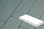Плитка тротуарная Готика Profi, Плита, синий, частичный прокрас, с/ц, 1000*500*80 мм
