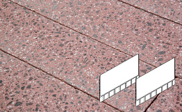 Плитка тротуарная Готика, Granite FINO, Плита AI, Ладожский, 700*500*80 мм