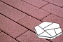 Плита тротуарная Готика Granite FERRO, полигональ, Емельяновский, 893*780*80 мм