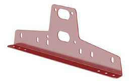 Универсальный кронштейн Borge для снегозадержателя для металлочерепицы, профнастила, материалов на основе битума RR 32, 416*146 мм