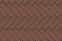 Клинкерная брусчатка Lode Brunis коричневая шероховатая, 250*65*45 мм