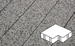 Плитка тротуарная Готика, City Granite FINERRO, Калипсо, Цветок Урала, 200*200*60 мм