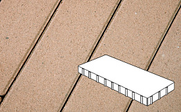 Плитка тротуарная Готика Profi, Плита, палевый, частичный прокрас, б/ц, 800*400*80 мм