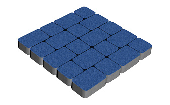 Плитка тротуарная SteinRus Инсбрук Альт Дуо, Native, синий, толщина 60 мм