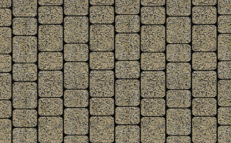 Плитка тротуарная Классико Б.1.КО.6 М Гранит+ желтый с черным