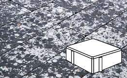 Плитка тротуарная Готика, City Granite FINO, Квадрат, Диорит, 100*100*80 мм