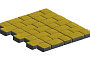 Плитка тротуарная SteinRus, Инсбрук Альт Дуо, Native, желтый, толщина 40 мм