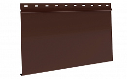 Скандинавская доска узкая AQUASYSTEM RAL 8017 гладкая, сталь 0,5 мм PE (Zn275), 3 м