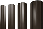 Штакетник М-образный А фигурный 0,4 PE RR 32 темно-коричневый