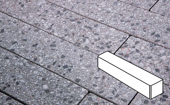 Плитка тротуарная Готика, City Granite FINERRO, Ригель, Галенит, 360*80*100 мм