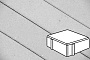 Плитка тротуарная Готика Profi, Квадрат, светло-серый, частичный прокрас, с/ц, 100*100*80 мм