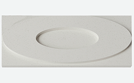 3D-плитка ARCHITECTILES Ethno, паттерн № 1, белый, 400*160*20 мм