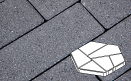 Плита тротуарная Готика Granite FERRO, полигональ, Исетский, 893*780*80 мм