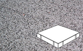 Плитка тротуарная Готика, City Granite FINERRO, Квадрат, Белла Уайт, 600*600*80 мм