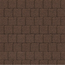 Плитка тротуарная SteinRus Квадрат малый Б.2.К.6, Native, коричневый, 100*100*60 мм