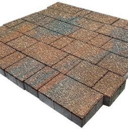 Плитка тротуарная SteinRus, Бельпассо А.23(М).Псм.4, Native, ColorMix Штайнрус, толщина 40 мм