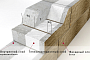 Гибкая связь-анкер Гален БПА-300-4-2П для кирпичной кладки в малоэтажном строительстве, 4*300 мм