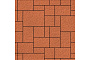 Плитка тротуарная SteinRus Инсбрук Альпен Б.7.Псм.6, Old-age, оранжевый, толщина 60 мм