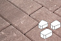Плитка тротуарная Готика Natur, Веер, Какао, комплект 3 шт, толщина 60 мм