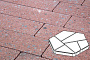 Плитка тротуарная Готика, Granite FINO, Полигональ, Травертин, 893*780*80 мм
