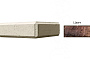 Рустовый камень угловой элемент White Hills 851-45 коричневый, 410*450*142*21-40 мм