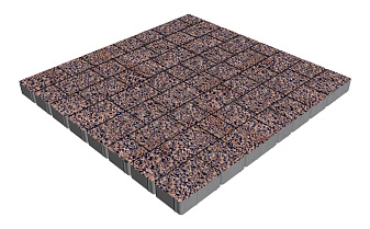 Плитка тротуарная SteinRus Инсбрук Альт Брик, Nature Stone, Маджента, толщина 60 мм