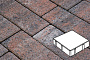 Плитка тротуарная Готика Natur FERRO, квадрат, Альпин, 150*150*100 мм