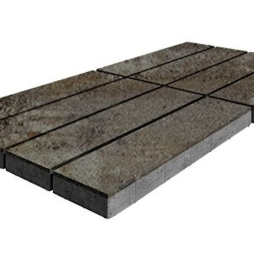 Плитка тротуарная SteinRus, Гранада Б.7.П.8 Native, ColorMix Берилл, 600*200*80 мм