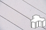 Плитка тротуарная Готика Profi, Шемрок, кристалл, частичный прокрас, б/ц, 200*200*100 мм