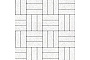 Плитка тротуарная SteinRus Паркет Б.2.П.6, Native, белый, 210*70*60 мм
