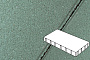 Плитка тротуарная Готика Profi, Плита, зеленый, частичный прокрас, б/ц, 600*300*60 мм