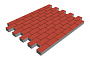 Плитка тротуарная SteinRus Прямоугольник Б.6.П.6, Native, красный, 200*100*60 мм