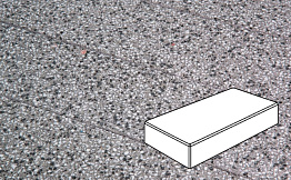 Плитка тротуарная Готика, Granite FINERRO, Картано Гранде, Белла Уайт, 300*200*60 мм