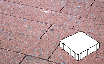 Плитка тротуарная Готика, Granite FINO, Квадрат, Травертин, 300*300*60 мм