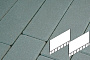 Плитка тротуарная Готика Profi, Плита AI, синий, частичный прокрас, с/ц, 700*500*80 мм
