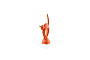 Керамические фигурки CREATON Кошка (Dachkatze)  высота 68 см цвет пёстро-красный муаровый ангоб