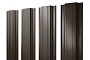 Штакетник Прямоугольный 0,45 PE Double RR 32 темно-коричневый